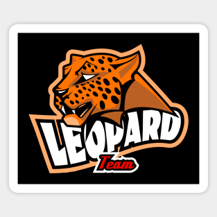 leopard team Magnet